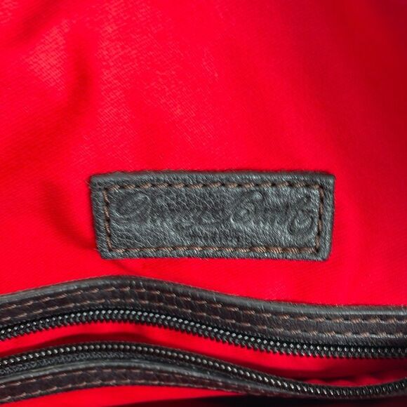 Dooney & Bourke Florentine Clayton Black Leather Satchel - Picture 7 of 12